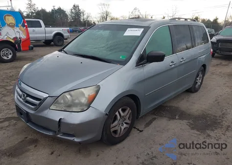 2007 Honda Odyssey Ex-L z USA, uszkodzony, nr VIN 5FNRL38757B007068